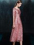 Shop Annakoo Pink A Line Half Sleeve Sequin Mother Of The Brides Dress Under 279