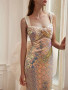 Shop 2022 ANNAKOO Trumpet Mermaid Colorful Sequin Prom Dress With Slit Under 246