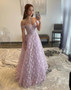 Shop 2023 ANNAKOO Pink Off The Shoulder Long Prom Dress With Sequin Under 158
