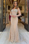 Shop 2023 ANNAKOO  Long Sleeves Gold Beading Off The Shoulder Evening Dress Under 389