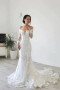 Shop 2023 ANNAKOO Long Sleeves Off Shoulder Lace Mermaid Wedding Dress Under 245