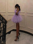 Shop 2023 ANNAKOO Purple Tulle Short Mini Layers Homecoming Dress Under 129