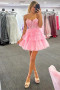 Shop 2023 ANNAKOO Sweetheart Tulle Beaded Red Homecoming Dress Under 148