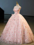 Shop 2023 ANNAKOO Beautiful Strapless Tulle Flower Pink Print Prom Dress Under 178
