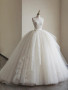 Shop 2023 ANNAKOO Light Champagne Ball Gown Tulle Sweetheart Sash Wedding Dress Under 278