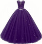 Sweetheart Beading Ball Gown Tulle Quinceanera Dresses
