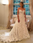 Shop 2023 ANNAKOO Sweetheart Beading Lace A Line Wedding Dress With Detachable Bow Under 245