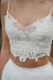 Shop 2023 ANNAKOO  Appliques Spaghetti Straps Two Piece Lace Boho Wedding Dress Under 198