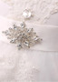 Beading Belt Tulle Jewel Neckline A-line Flower Girl Dress