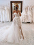 Shop 2024 ANNAKOO Off The Shoulder Applqiues Tulle Princess Wedding Dress Under 179