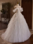 Shop 2024 ANNAKOO White Lace Appliques Tulle A Line Wedding Dress Under 198