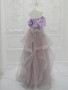 Shop 2024 ANNAKOO A-Line Satin Tulle Purple Sweetheart Prom Dress Under 149