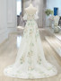 Shop 2024 ANNAKOO A-Line Off Shoulder Ivory Tulle Applique Prom Dress Under 168