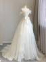 Shop 2024 ANNAKOO A-Line Organza White Strapless Wedding Dress Under 149