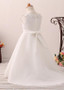 Beading Tulle Jewel Neckline A-line Flower Girl Dress 