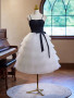 Shop 2024 ANNAKOO A-Line Tulle Appliques Black & White Short Homecoming Dress Under 129