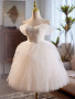 Shop 2024 ANNAKOO White Sweetheart Pearls Tulle Lace Short Homecoming Dress Under 129
