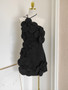 Shop 2024 ANNAKOO Halter Black Flower Short Mini Sheath Column Homecoming Dress Under 98