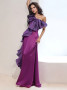 Shop 2024 ANNAKOO Purple Off The Shoulder Satin Mermaid Prom Dress Under 178