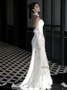 Shop 2024 ANNAKOO Sweetheart Tulle Appliques Sheer Satin Mermaid Wedding Dress Under 179