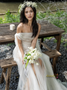 Shop 2024 ANNAKOO Off The Shoulder Tulle A Line See Through Wedding Dress 