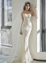 Shop 2024 ANNAKOO Sweetheart Lace Appliques Long Sleeve Trumpet Mermaid Wedding Dress Under 189
