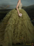 Shop 2024 ANNAKOO Appliques Sheer Green Tulle Sweetheart Ball Gown Prom Dress Under 289