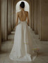 Shop 2024 ANNAKOO V Neck Backless Satin Pocket Wedding Dress Under 189