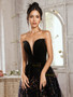 Shop 2024 ANNAKOO Black Off The Shoulder Beading Tulle Prom Dress Under 139