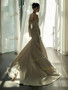 Shop 2024 ANNAKOO Long Sleeve Off The Shoulder Two Piece Satin Wedding Dress Under 189