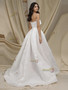 Shop 2024 ANNAKOO Satin High Low Strapless A Line Ruffles Wedding Dress Under 189