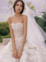 Shop 2024 ANNAKOO Strapless Lace A Line White Wedding Dress Under 269