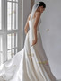 Shop 2024 ANNAKOO Sweetheart Button Flower Satin A Line White Wedding Dress Under 198