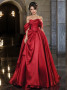 Shop 2024 ANNAKOO Sparkle Tulle Off The Shoulder Burgundy Flower Prom Dress Under 189