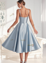 Shop 2025 ANNAKOO Spaghetti Straps Light Blue A Line Satin Prom Dress Under 95