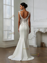 Shop 2025 ANNAKOO Lace Appliques V Neck Trumpet Mermaid Wedding Dress Under 269