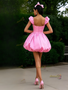 Shop 2025 ANNAKOO Pink Straps Satin Short Mini Homecoming Dress Under 136