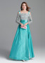 Ready To Ship Organza Off-the-shoulder Evening Dress With Embroidery