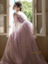 Shop 2025 ANNAKOO Long Sleeves Purple Tulle A Line Beading Prom Dress Under 198 