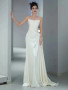 Shop 2025 ANNAKOO Ruched A Line Strapless Satin Wedding Dress Under 198