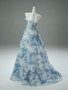Shop 2025 ANNAKOO Light Blue Print Flower A Line Sparkle Prom Dress Under 499