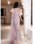 Shop 2025 ANNAKOO Ombre Sequin Trumpet Mermaid Scoop Feather Prom Dress Under 149