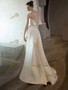 Shop 2025 ANNAKOO Strapless Trumpet Mermaid Sleeveless Satin Wedding Dress Under 189