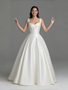 Shop 2025 ANNAKOO Straps Sweetheart A Line Corset Satin Wedding Dress Under 189