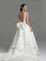 Shop 2025 ANNAKOO Straps Sweetheart A Line Corset Satin Wedding Dress Under 189