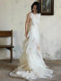 Shop 2025 Annakoo Organza Ruffles A Line Lace Wedding Dress Under 189