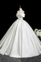 Shop 2025 ANNAKOO Off The Shoulder Satin Flower A Line White Wedding Dress Under 178