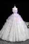 Shop 2025 ANNAKOO Lavender Tulle Flower A Line Sweetheart Prom Dress 