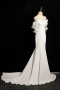 Shop 2025 ANNAKOO White Spaghetti Strap Tulle Ruched Flower Prom Dress Under 149