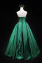 Shop 2025 ANNAKOO Green Ruched Sequin A Line Satin Prom Dress Under 159